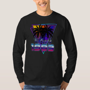 Das Beste von 1983 Synthwave Vaporwave Geburtstag  T-Shirt