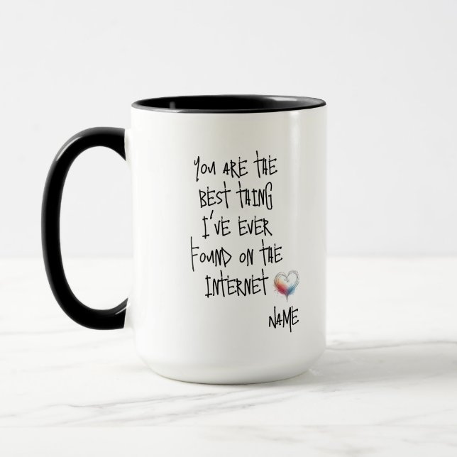 Das Beste, was je im Internet Kaffee Tasse Cup gef (Links)