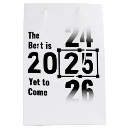 Das Beste wird noch 2025 kommen Mittlere Geschenktüte