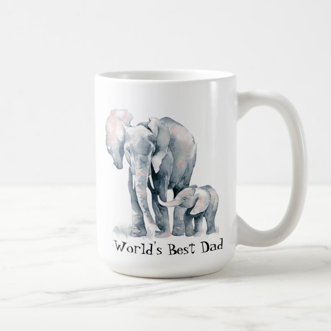 Das beste Zitat für afrikanische Tierwelt in Eleph Kaffeetasse (Rechts)