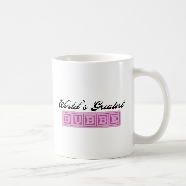 Das bestste Bubbe der Welt Kaffeetasse (Rechts)