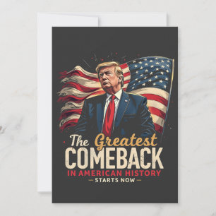 Das Bestste Comeback in der amerikanischen Geschic Save The Date