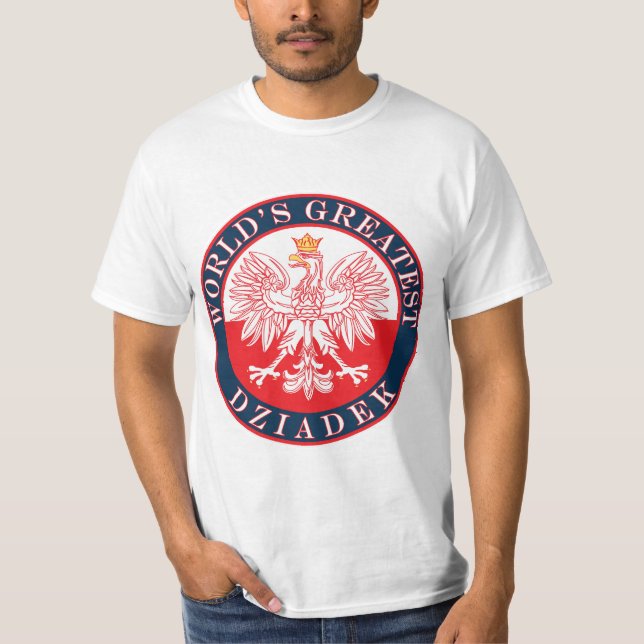 Das bestste Dziadek der Welt T-Shirt (Vorderseite)