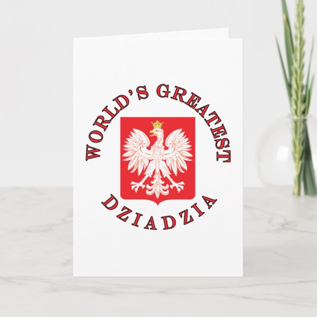 Das bestste Dziadzia der Welt Karte (Vorderseite)