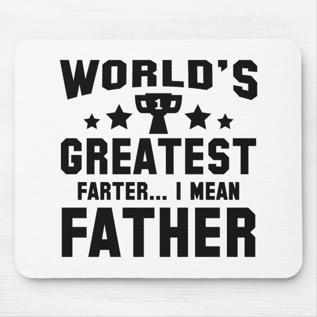 Das bestste Farter der Welt Mousepad (Vorne)