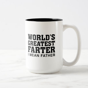 Das bestste Farter der Welt Zweifarbige Tasse