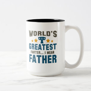 Das bestste Farter der Welt Zweifarbige Tasse