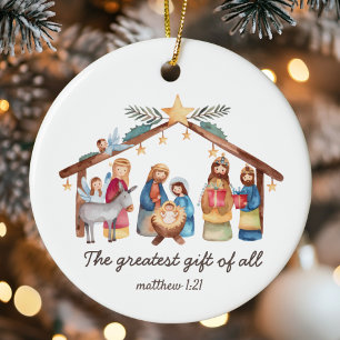 Das Bestste Geschenk aller Weihnachtsmänner Keramik Ornament