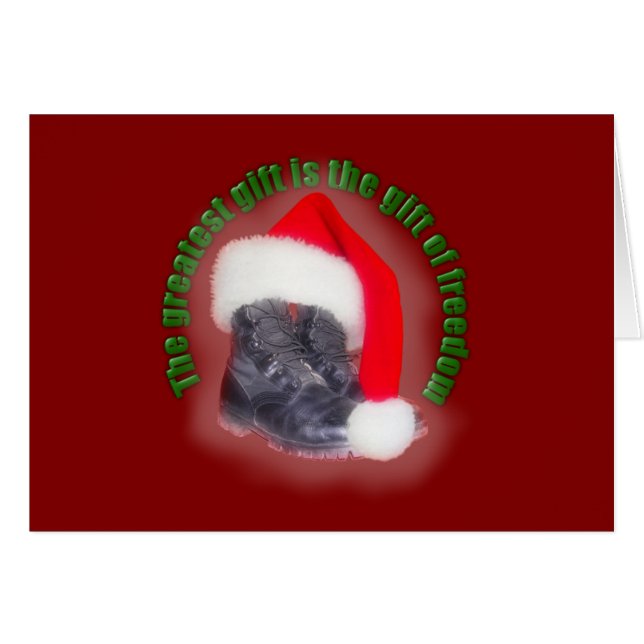 Das Bestste Geschenk ist das Geschenk der Freiheit (Vorderseite (Horizontal))