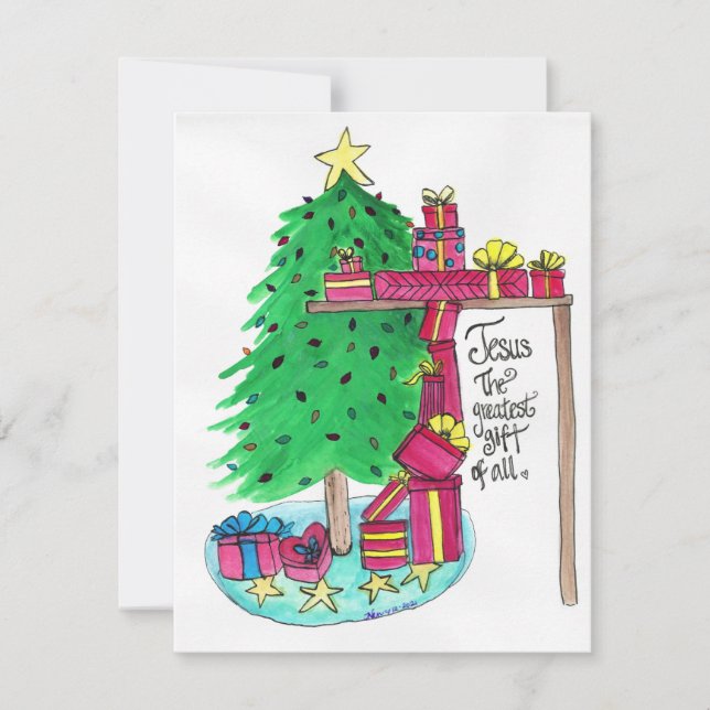 Das Bestste Geschenk von allen Feiertagskarte (Vorderseite)