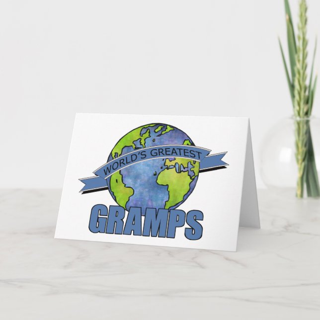 Das bestste Gramps der Welt Karte (Vorderseite)