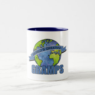 Das bestste Gramps der Welt Zweifarbige Tasse