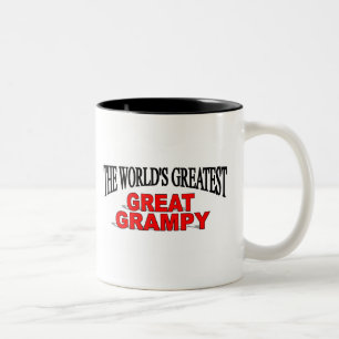 Das bestste große Grampy der Welt Zweifarbige Tasse