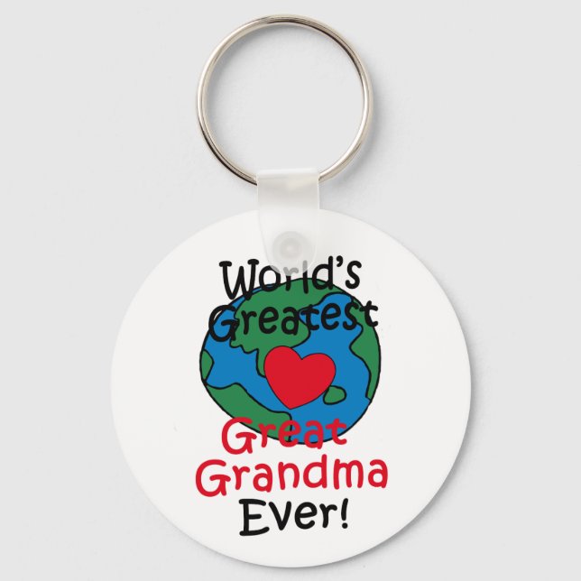 Das Bestste große Oma der Welt Schlüsselanhänger (Vorderseite)