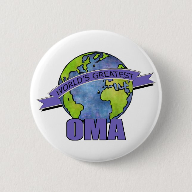 Das bestste Oma der Welt Button (Vorderseite)