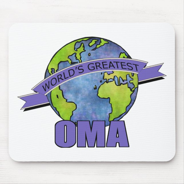 Das bestste Oma der Welt Mousepad (Vorne)