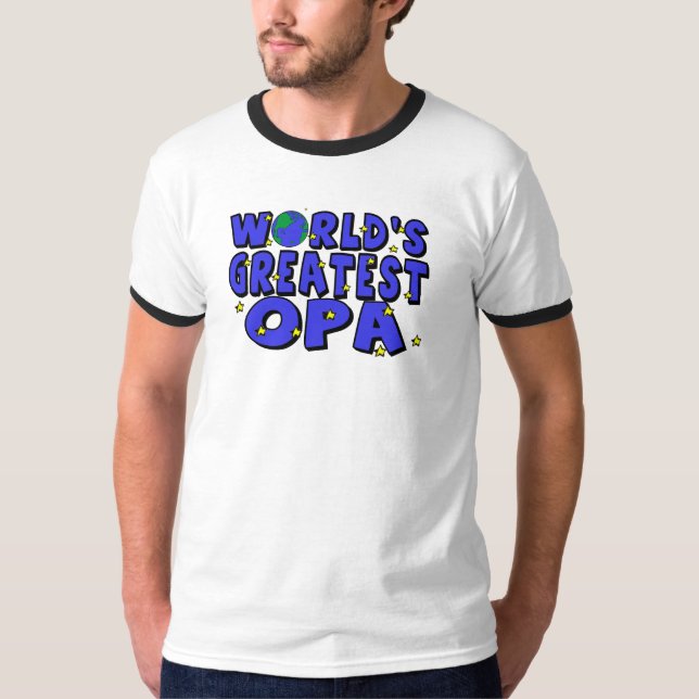 Das bestste Opa der Welt T-Shirt (Vorderseite)