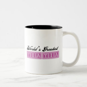 Das bestste YiaYia der Welt Zweifarbige Tasse