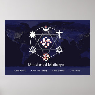 Das Bestste Zeichen über der Erde Poster