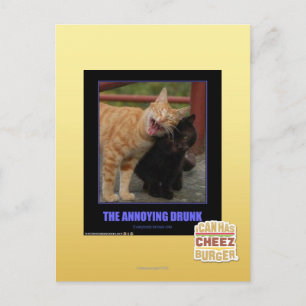 Das Betrunkene Postkarte