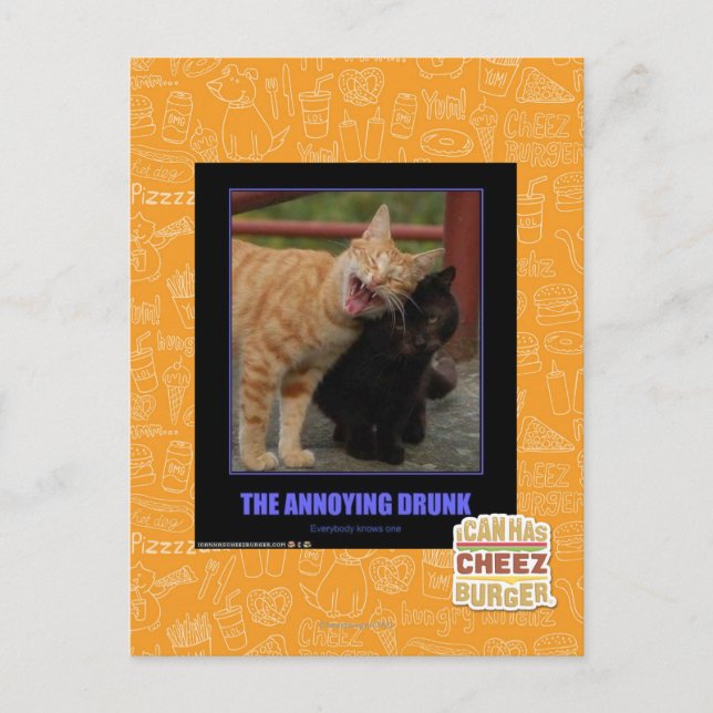 Das Betrunkene Postkarte (Vorderseite)