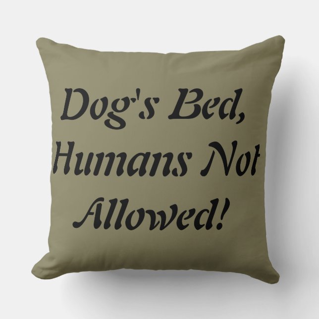 Das Bett-Wurfs-Kissen des Hundes Kissen (Vorderseite)