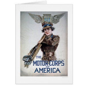 Das Bewegungskorps von Amerika - junge Frau