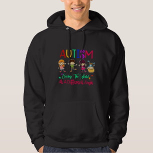 Das Bewusstsein für Autismus, die Welt von einem a Hoodie