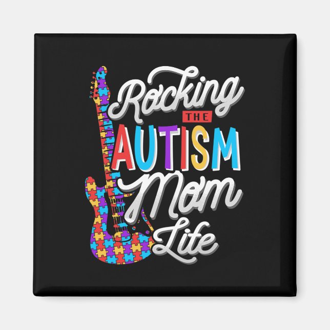 Das Bewusstsein für Autismus-Mama Magnet (Vorne)