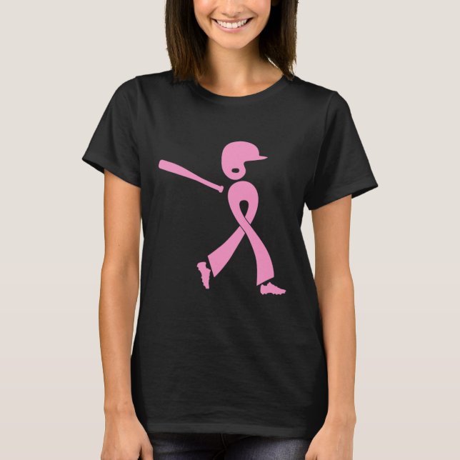 Das Bewusstsein für Brustkrebs in den rosafarbenen T-Shirt (Vorderseite)