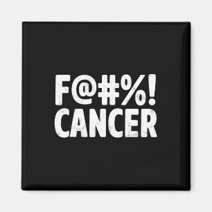 Das Bewusstsein für den Brustkrebs im Fck Cancer s Magnet