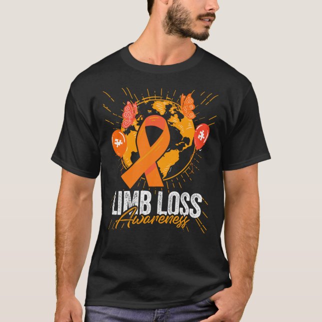 Das Bewusstsein für den Verlust des Limb tragen wi T-Shirt (Vorderseite)
