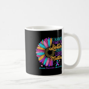 Das Bewusstsein für die Suizidprävention, das ich  Kaffeetasse