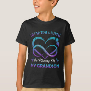 Das Bewusstsein für Selbstmord trägt Aquamarin Lil T-Shirt