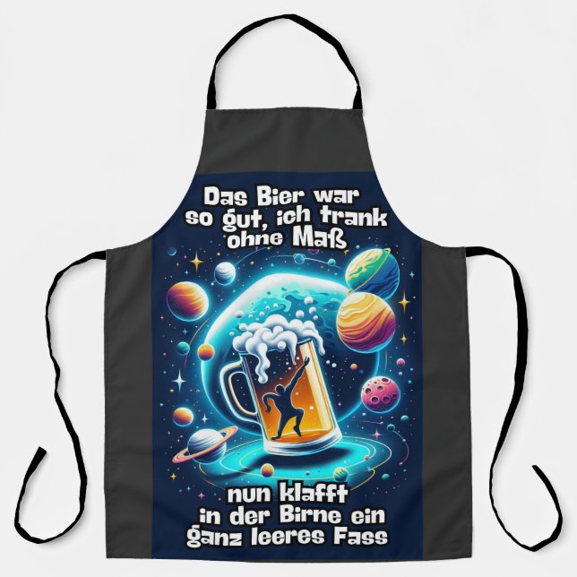 Das Bier im Kopf  Schürze (Vorderseite)