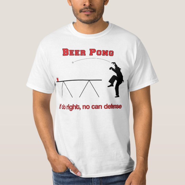 Das Bier Pong Kran-AlternativShirt T-Shirt (Vorderseite)