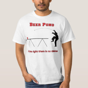 Das Bier Pong Kran-Shirt T-Shirt
