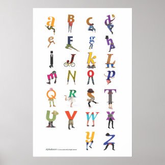 Das BIG-Alphadance-Poster Poster