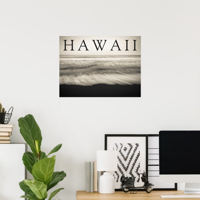 Das Big Island Beach Hawaii Poster (Heimbüro)