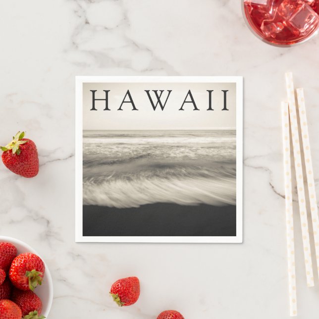 Das Big Island Beach Hawaii Serviette (Beispiel)