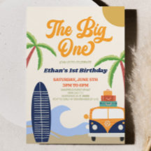 Das Big One Beach Surf Blue 1. Geburtstag Party