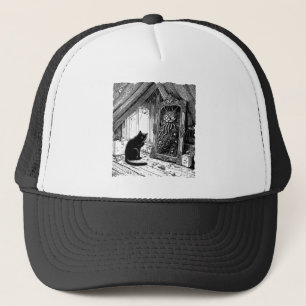 Das Bild von Dorians Katze Truckerkappe