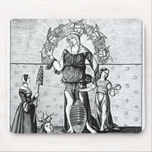 Das Bild von Freifrau Astrology mit den drei Mousepad