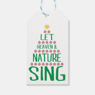 Das Bild von Himmel und Natur gelassen Weihnachtsb Geschenkanhänger