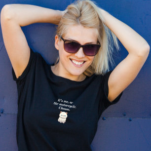 Das bin ich oder die Motorradfahrer-Katze T-Shirt
