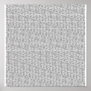 Das binäre Poster! Poster