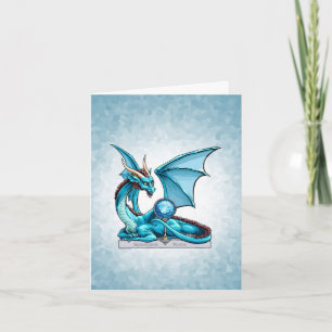 Das Birthstone des März Drache: Aquamarine Karte