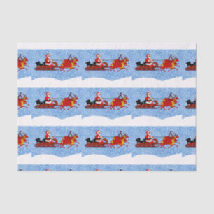 Das Blatt Papier des Weihnachtsmanns