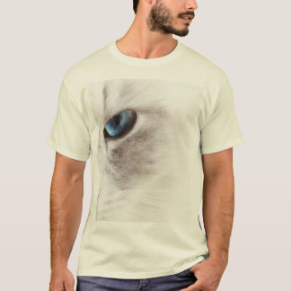 Das blaue Auge der Katze T-Shirt
