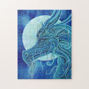 Das blaue Drachenpuzzle von Renee
